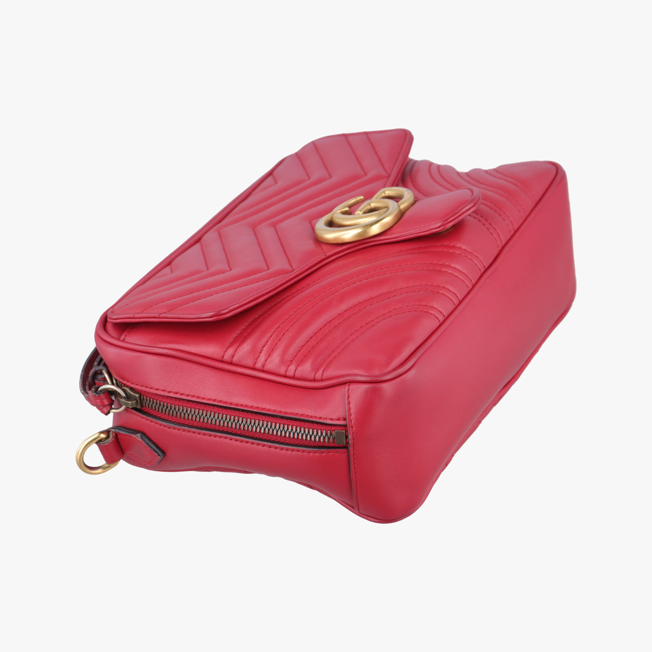 GG MarmontRedLeather498100G022796880GGマーモントレッドレザー498100G022796880