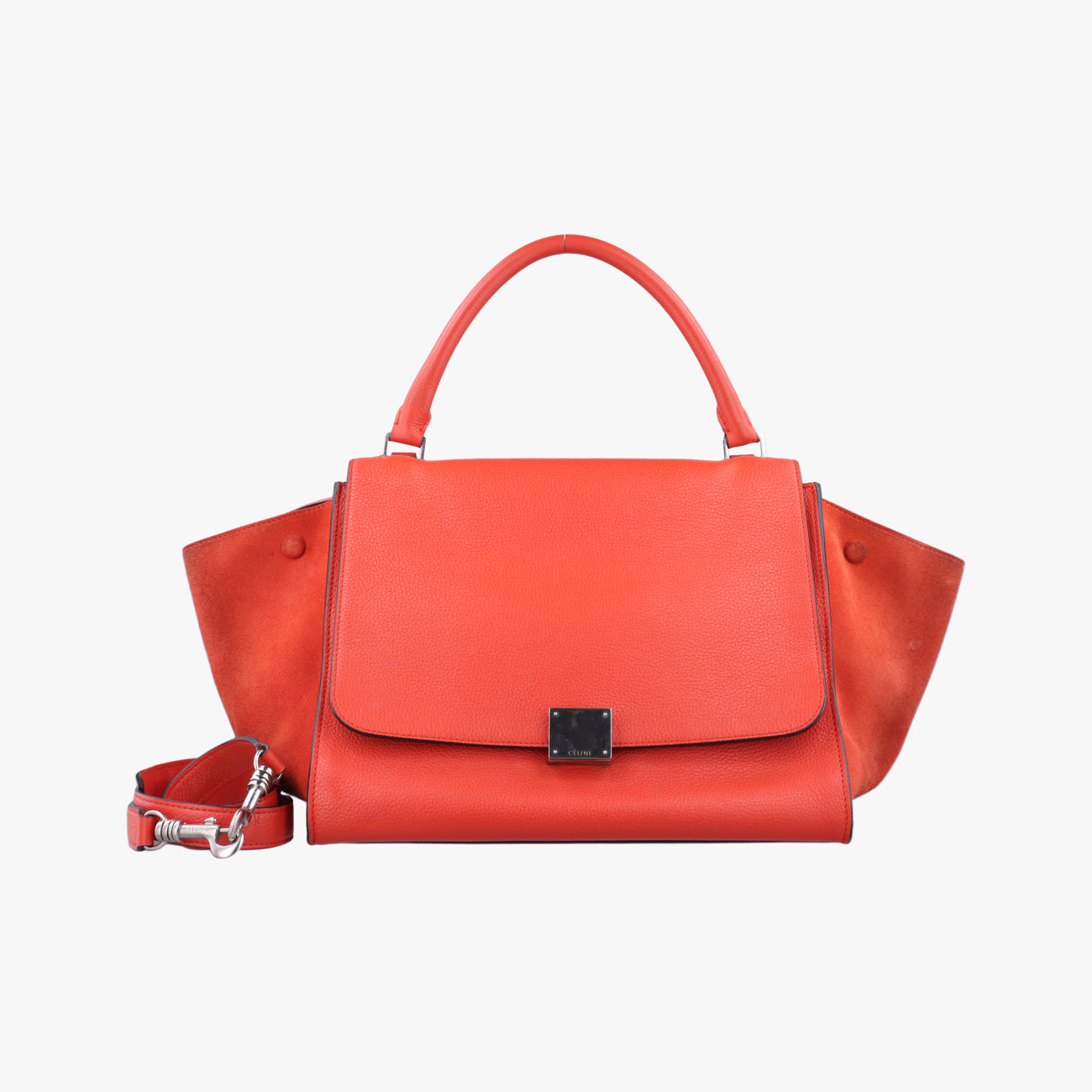 Trapeze MediumRedLeather × suedeW-SN-0162 W-PA-0172トラペーズミディアムレッドレザー×スエードW-SN-0162 W-PA-0172