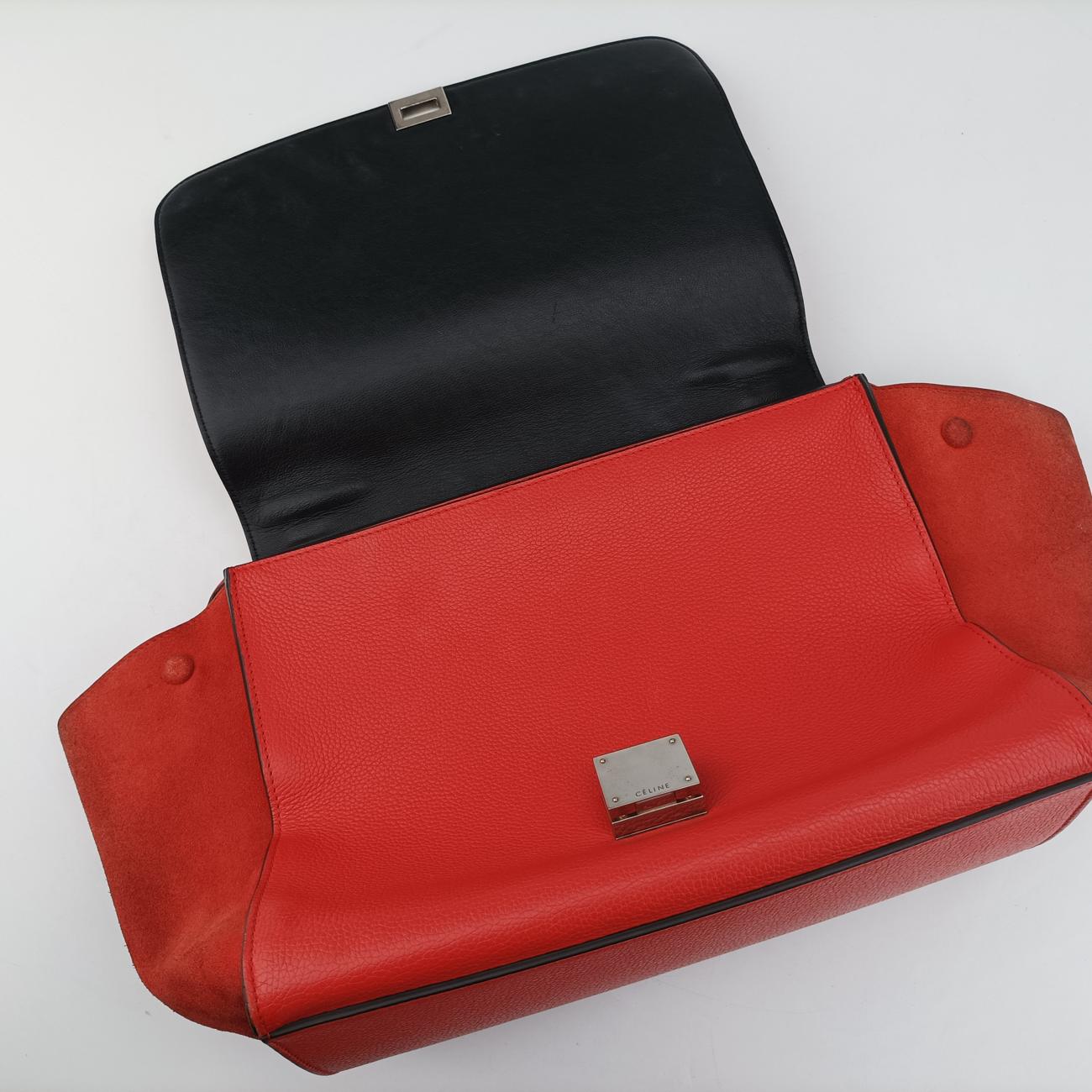 Trapeze MediumRedLeather × suedeW-SN-0162 W-PA-0172トラペーズミディアムレッドレザー×スエードW-SN-0162 W-PA-0172