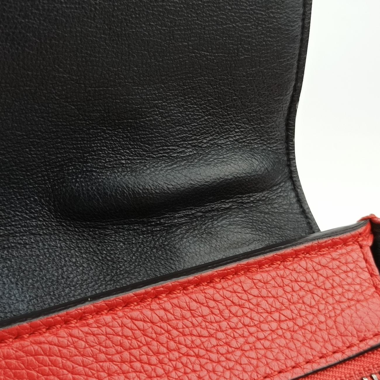 Trapeze MediumRedLeather × suedeW-SN-0162 W-PA-0172トラペーズミディアムレッドレザー×スエードW-SN-0162 W-PA-0172