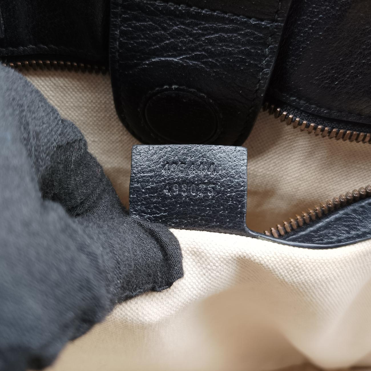 Bee StarBlack×WhiteLeather495444G023125720ビースターブラック×ホワイトレザー495444G023125720