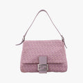 Baguette ZucchinoPinkCanvas8BR0012362 8BR001 KU7 048マンマバケット ズッキーノ柄ピンクキャンバス8BR0012362 8BR001 KU7 048