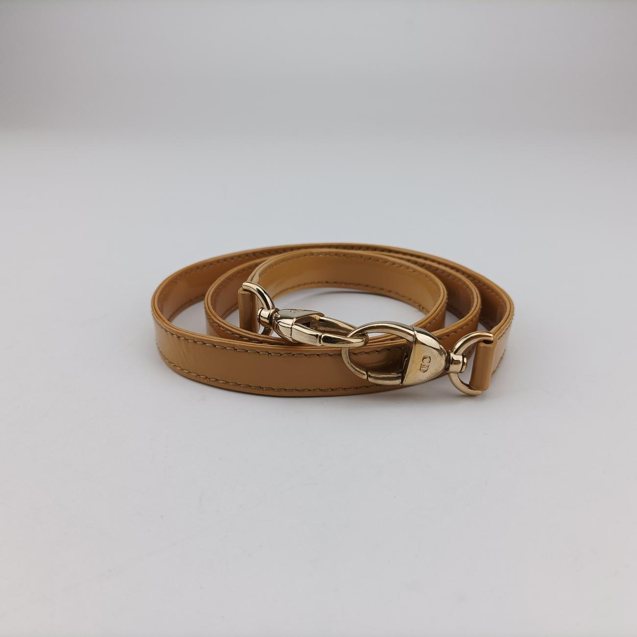 Lady DiorBeigePatent16-BO-0111 Bレディディオール ラージベージュパテント16-BO-0111 B