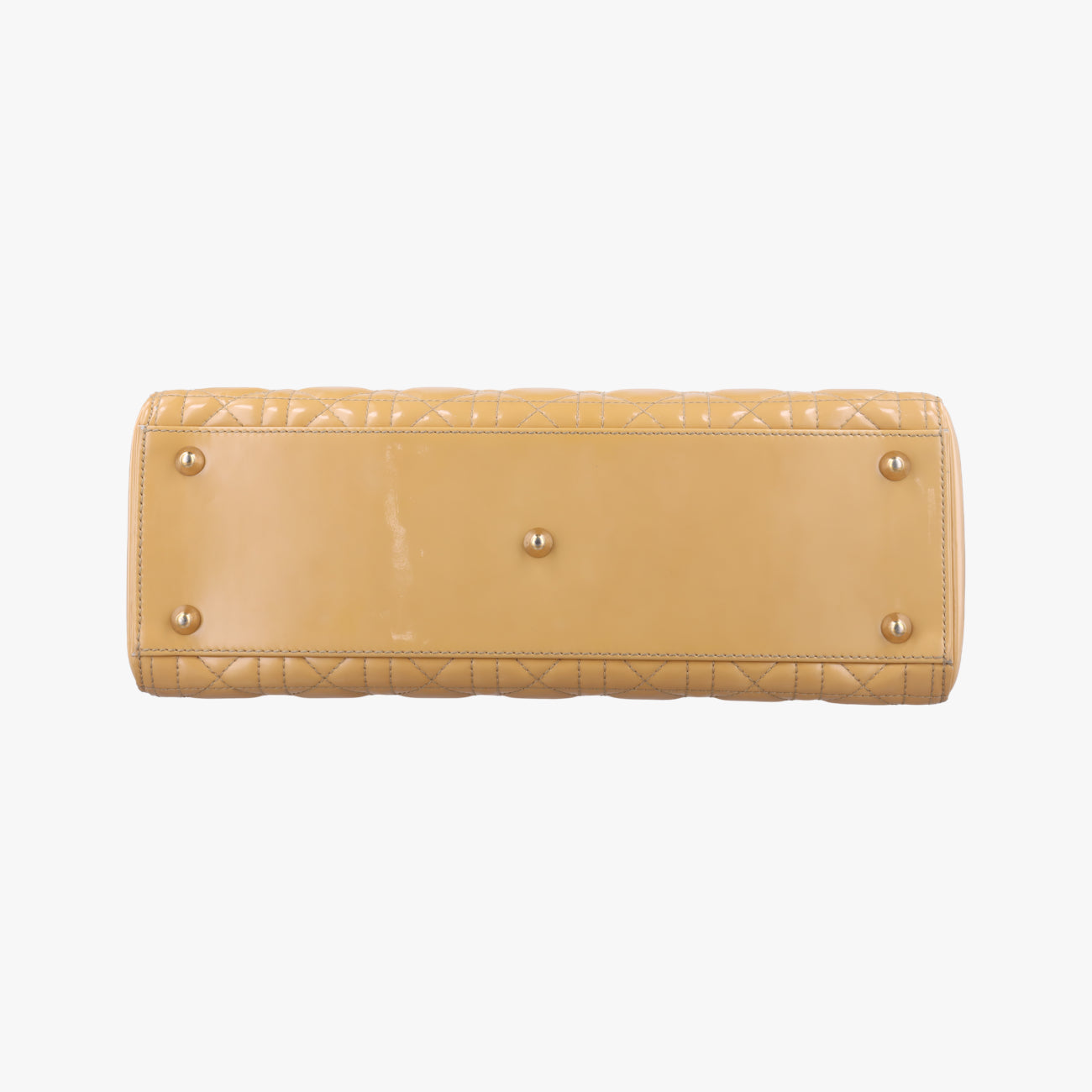Lady DiorBeigePatent16-BO-0111 Bレディディオール ラージベージュパテント16-BO-0111 B