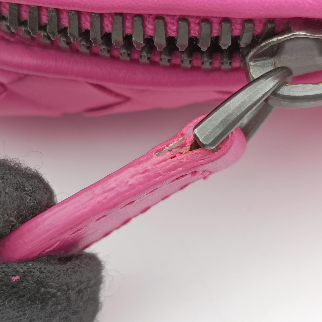 Intrecciato RomaRoselambskinB00034585Uイントレチャート ローマローズ レッドラムスキンB00034585U
