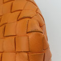 NODINI IntrecciatoOrangelambskinB02696008Gノディーニ イントレチャートオレンジラムスキンB02696008G