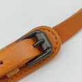 NODINI IntrecciatoOrangelambskinB02696008Gノディーニ イントレチャートオレンジラムスキンB02696008G
