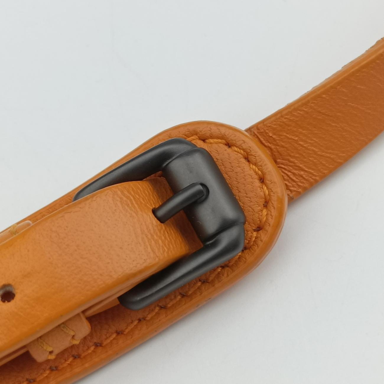 NODINI IntrecciatoOrangelambskinB02696008Gノディーニ イントレチャートオレンジラムスキンB02696008G