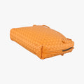 NODINI IntrecciatoOrangelambskinB02696008Gノディーニ イントレチャートオレンジラムスキンB02696008G
