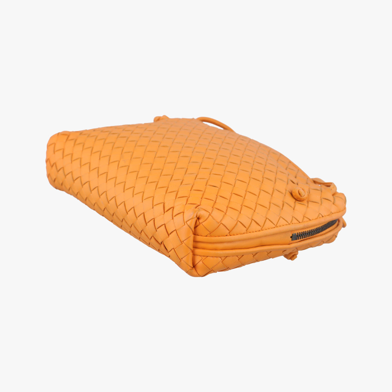 NODINI IntrecciatoOrangelambskinB02696008Gノディーニ イントレチャートオレンジラムスキンB02696008G