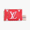 Pochette Double ZipRouge x Pink x WhiteMonogram  GiantM67561GI2119ポシェットドゥーブルジップルージュxピンクxホワイトモノグラム ジャイアントM67561GI2119