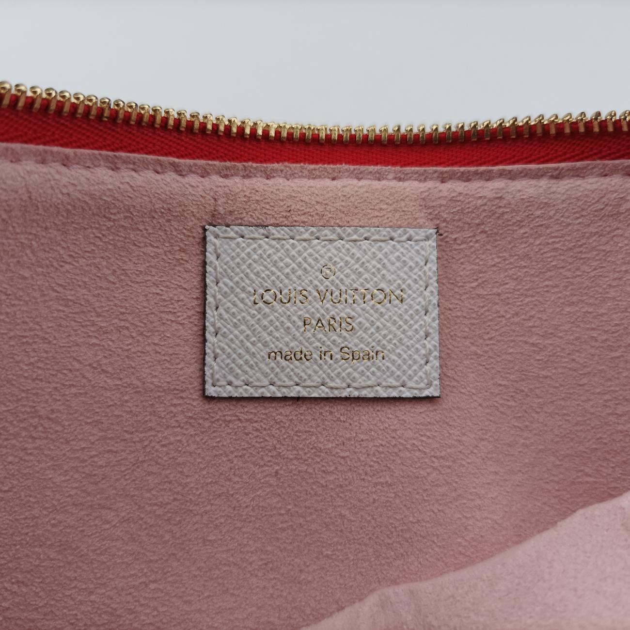 Pochette Double ZipRouge x Pink x WhiteMonogram  GiantM67561GI2119ポシェットドゥーブルジップルージュxピンクxホワイトモノグラム ジャイアントM67561GI2119