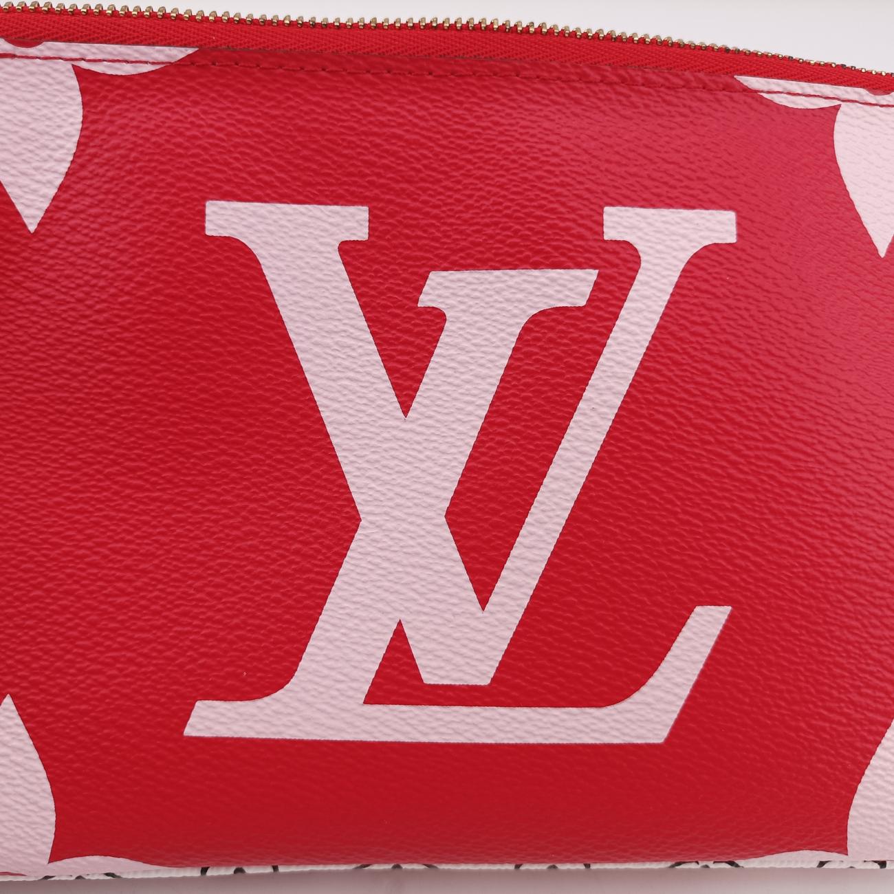 Pochette Double ZipRouge x Pink x WhiteMonogram  GiantM67561GI2119ポシェットドゥーブルジップルージュxピンクxホワイトモノグラム ジャイアントM67561GI2119
