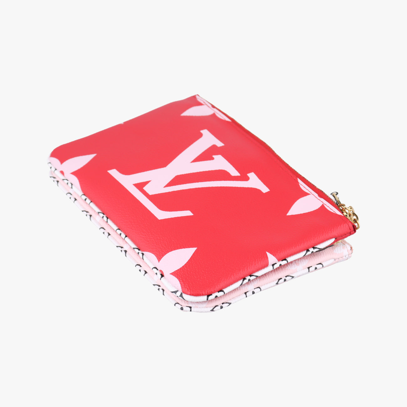 Pochette Double ZipRouge x Pink x WhiteMonogram  GiantM67561GI2119ポシェットドゥーブルジップルージュxピンクxホワイトモノグラム ジャイアントM67561GI2119