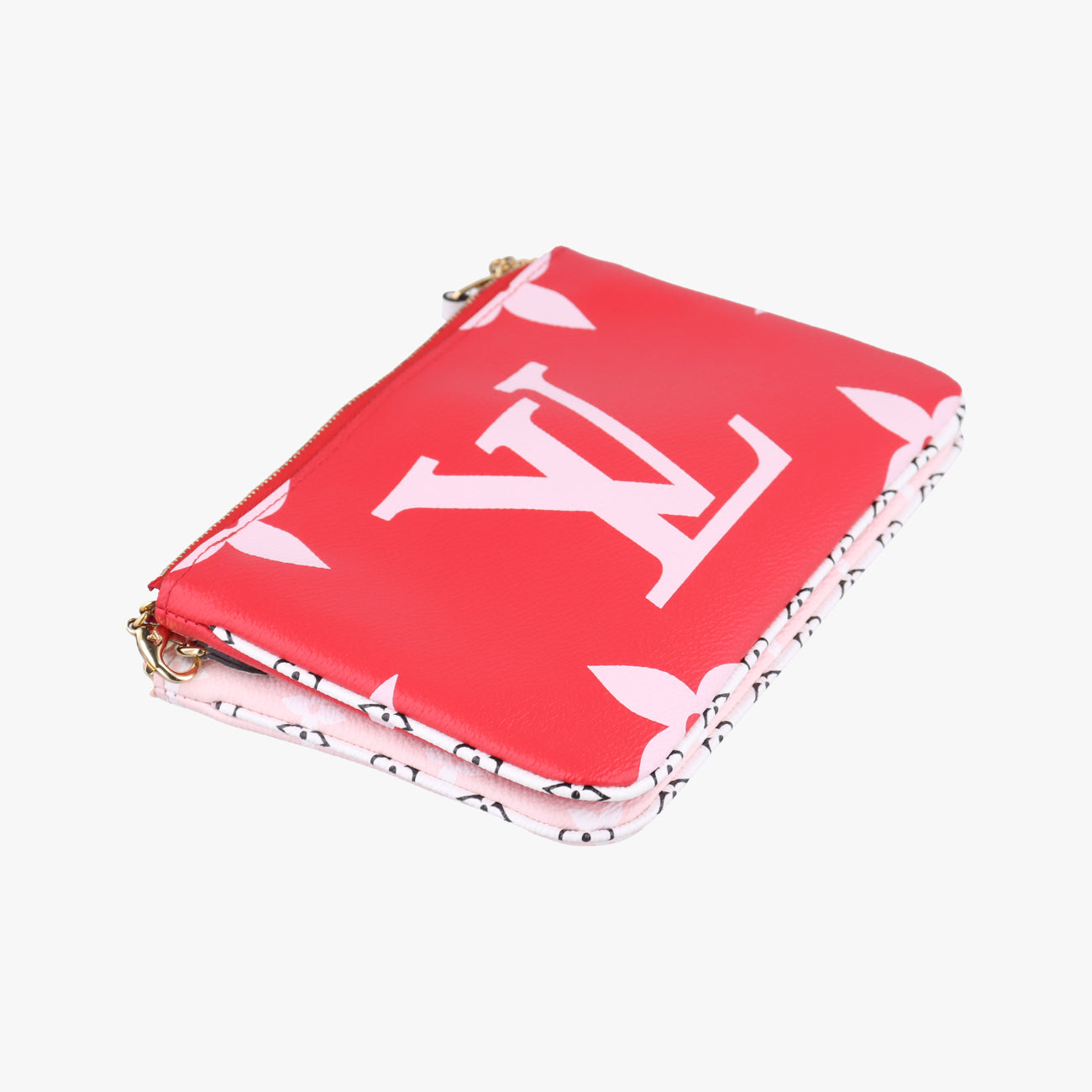 Pochette Double ZipRouge x Pink x WhiteMonogram  GiantM67561GI2119ポシェットドゥーブルジップルージュxピンクxホワイトモノグラム ジャイアントM67561GI2119