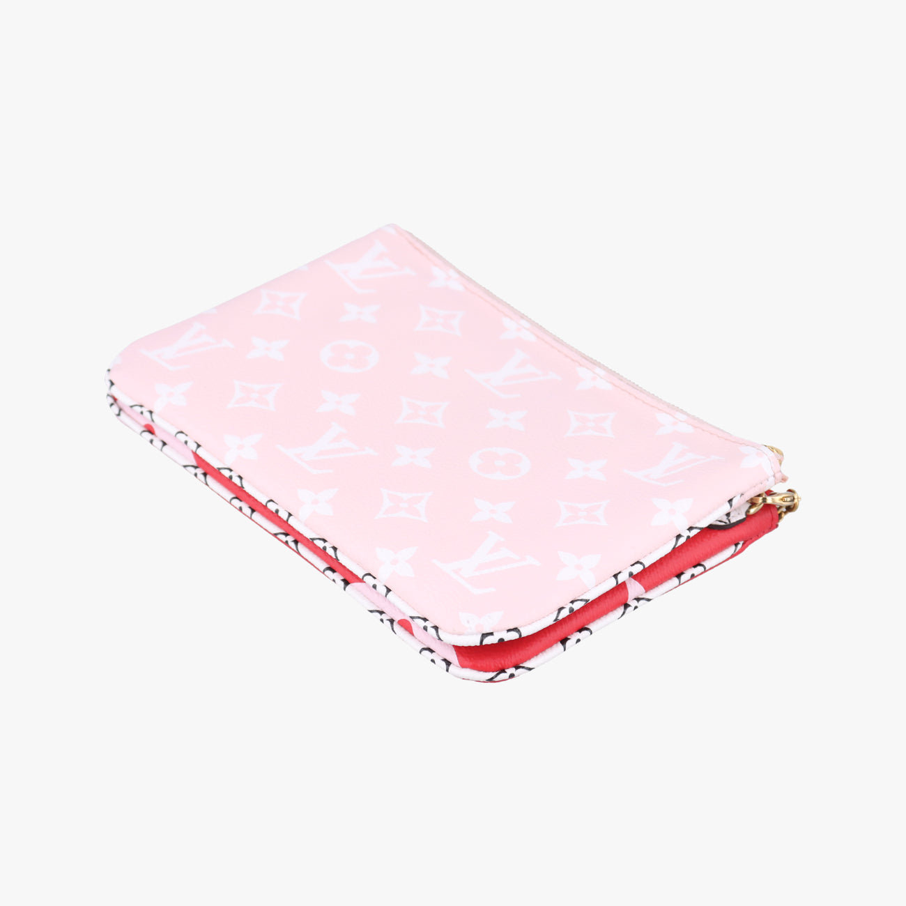 Pochette Double ZipRouge x Pink x WhiteMonogram  GiantM67561GI2119ポシェットドゥーブルジップルージュxピンクxホワイトモノグラム ジャイアントM67561GI2119