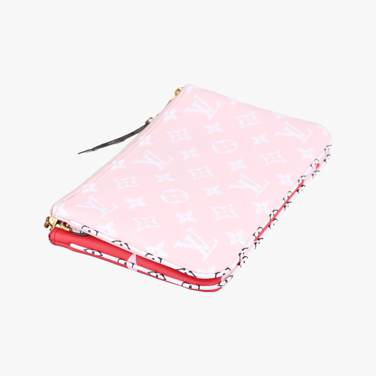 Pochette Double ZipRouge x Pink x WhiteMonogram  GiantM67561GI2119ポシェットドゥーブルジップルージュxピンクxホワイトモノグラム ジャイアントM67561GI2119
