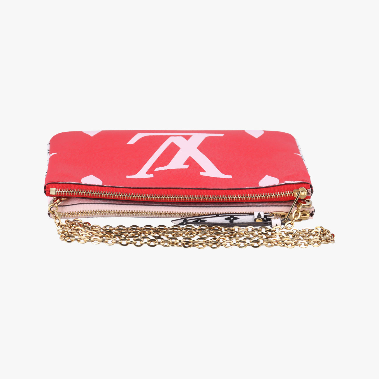 Pochette Double ZipRouge x Pink x WhiteMonogram  GiantM67561GI2119ポシェットドゥーブルジップルージュxピンクxホワイトモノグラム ジャイアントM67561GI2119