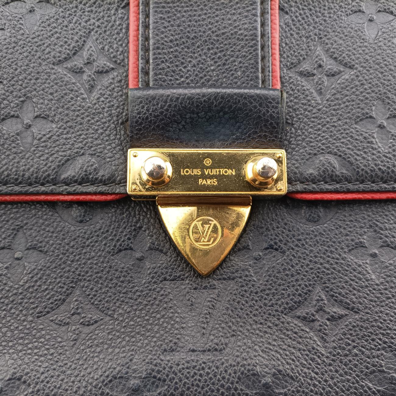 SAINT SULPICE PMMarine Rouge x NavyMonogram EmpreinteM43394TJ0178サンシュルピスPMマリーヌルージュ×ネイビーモノグラム アンプラントM43394TJ0178