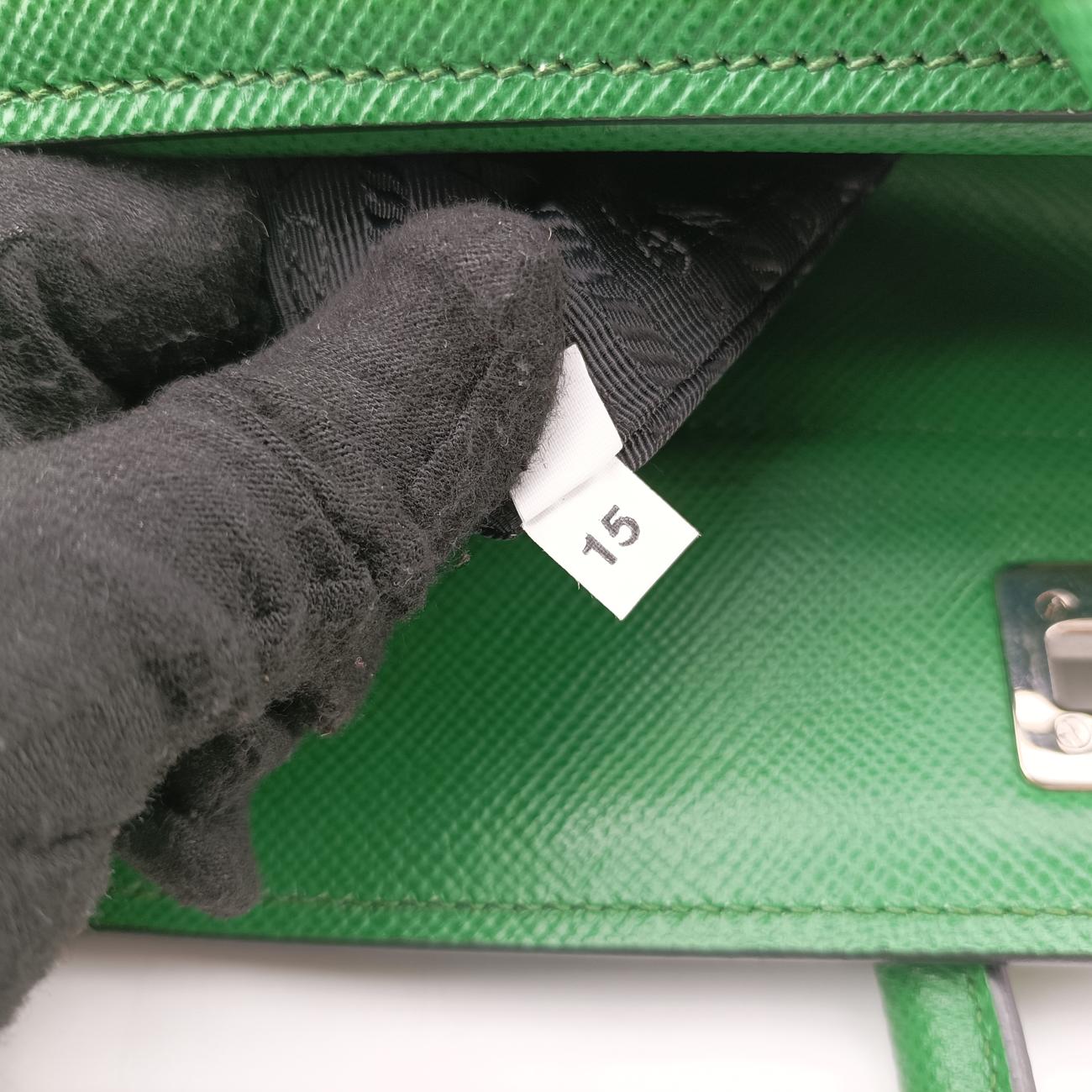 Double CuirGreenSAFFIANO LeatherB2756T113 15ダブル キュイールグリーンサフィアーノレザーB2756T113 15