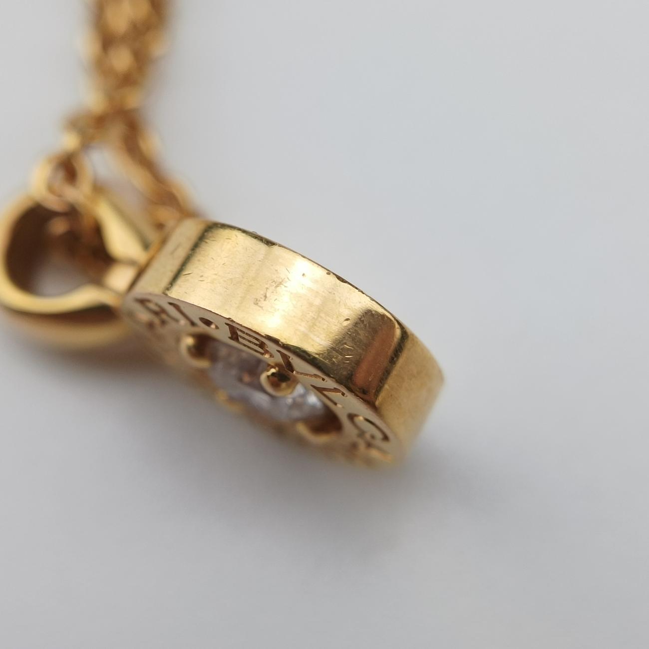 Bvlgari Bvlgari 1P DiamondGoldenAU750340017CN9T66ブルガリブルガリ 1PダイヤゴールドAU750340017CN9T66