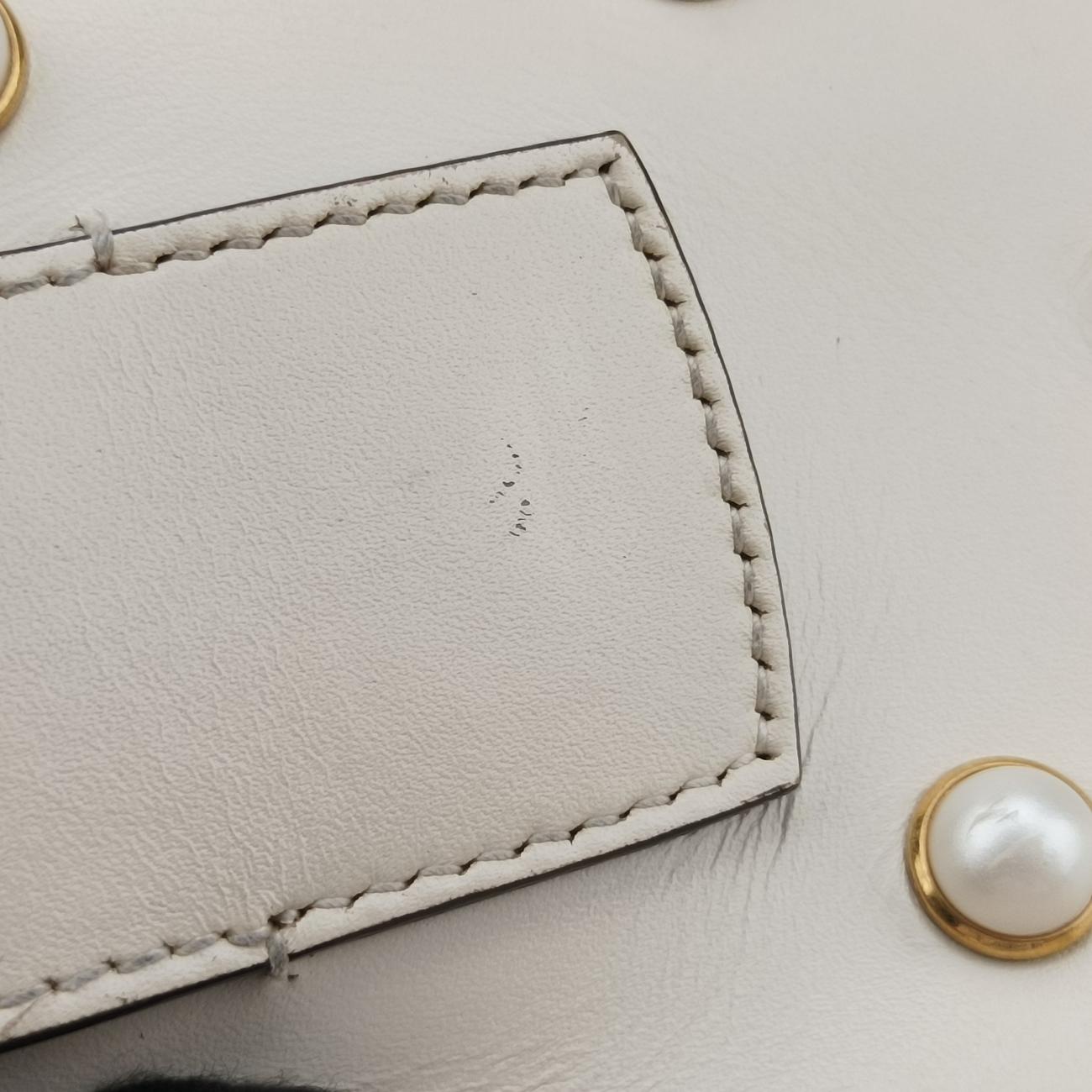 Broadway Pearl BeeWhiteLeather453778D022806788ブロードウェイ パール ビーホワイトレザー453778D022806788
