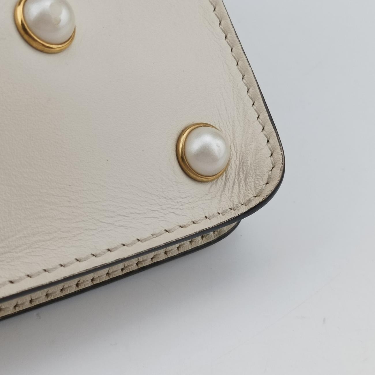 Broadway Pearl BeeWhiteLeather453778D022806788ブロードウェイ パール ビーホワイトレザー453778D022806788
