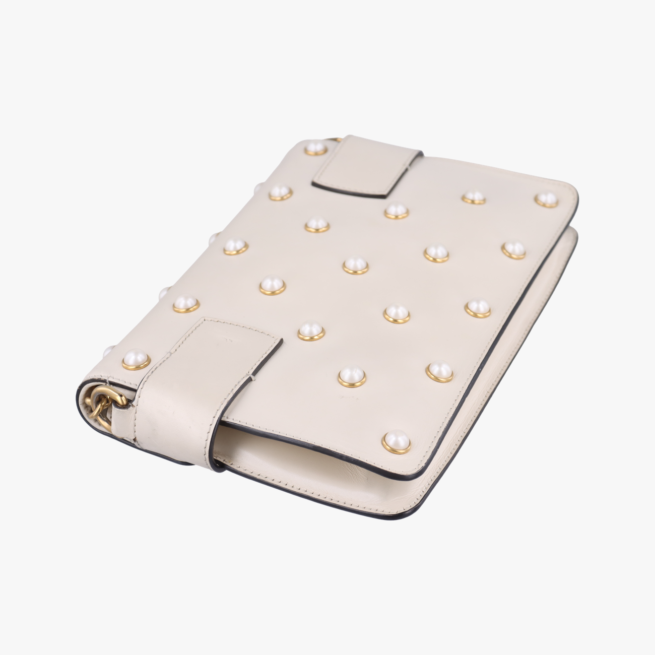 Broadway Pearl BeeWhiteLeather453778D022806788ブロードウェイ パール ビーホワイトレザー453778D022806788