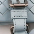 Roma IntrecciatoBluelambskinB00177783Gローマ イントレチャートブルーラムスキンB00177783G
