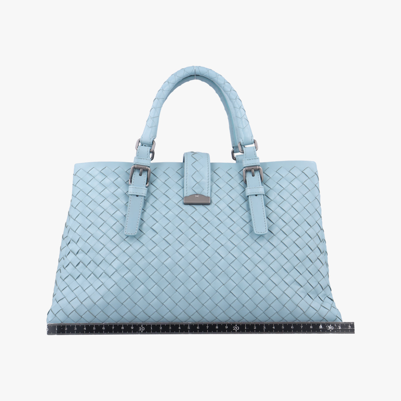 Roma IntrecciatoBluelambskinB00177783Gローマ イントレチャートブルーラムスキンB00177783G