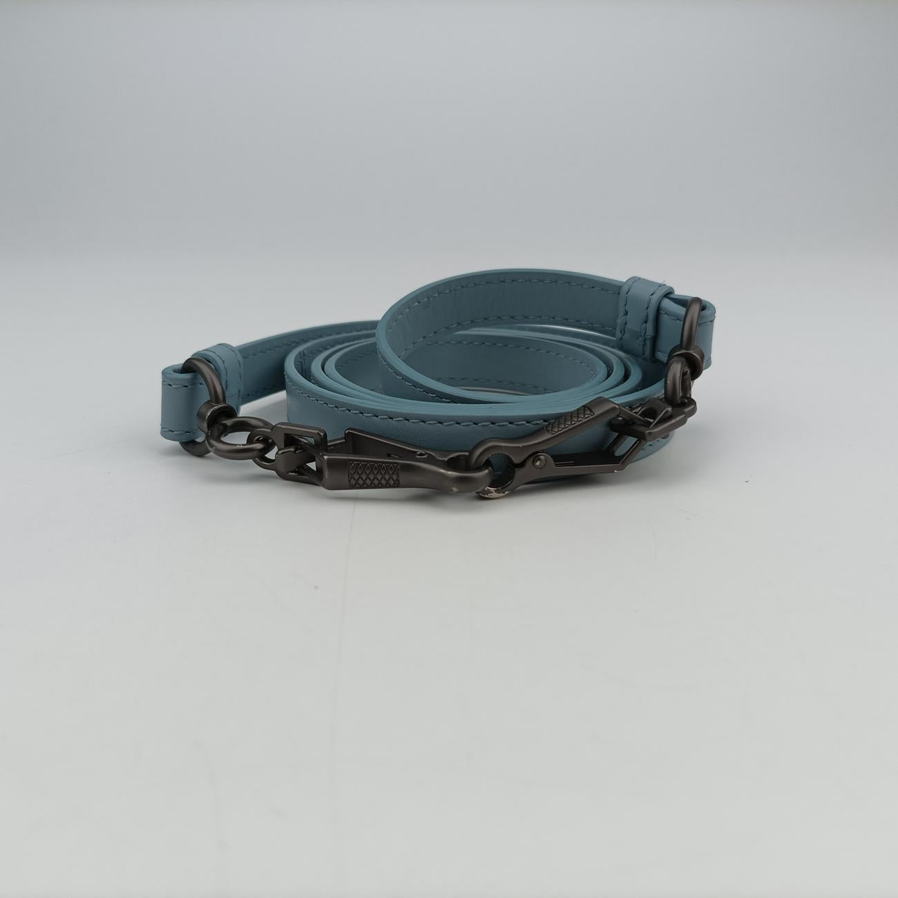 Roma IntrecciatoBluelambskinB00177783Gローマ イントレチャートブルーラムスキンB00177783G
