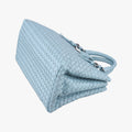 Roma IntrecciatoBluelambskinB00177783Gローマ イントレチャートブルーラムスキンB00177783G