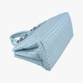 Roma IntrecciatoBluelambskinB00177783Gローマ イントレチャートブルーラムスキンB00177783G