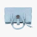 Roma IntrecciatoBluelambskinB00177783Gローマ イントレチャートブルーラムスキンB00177783G