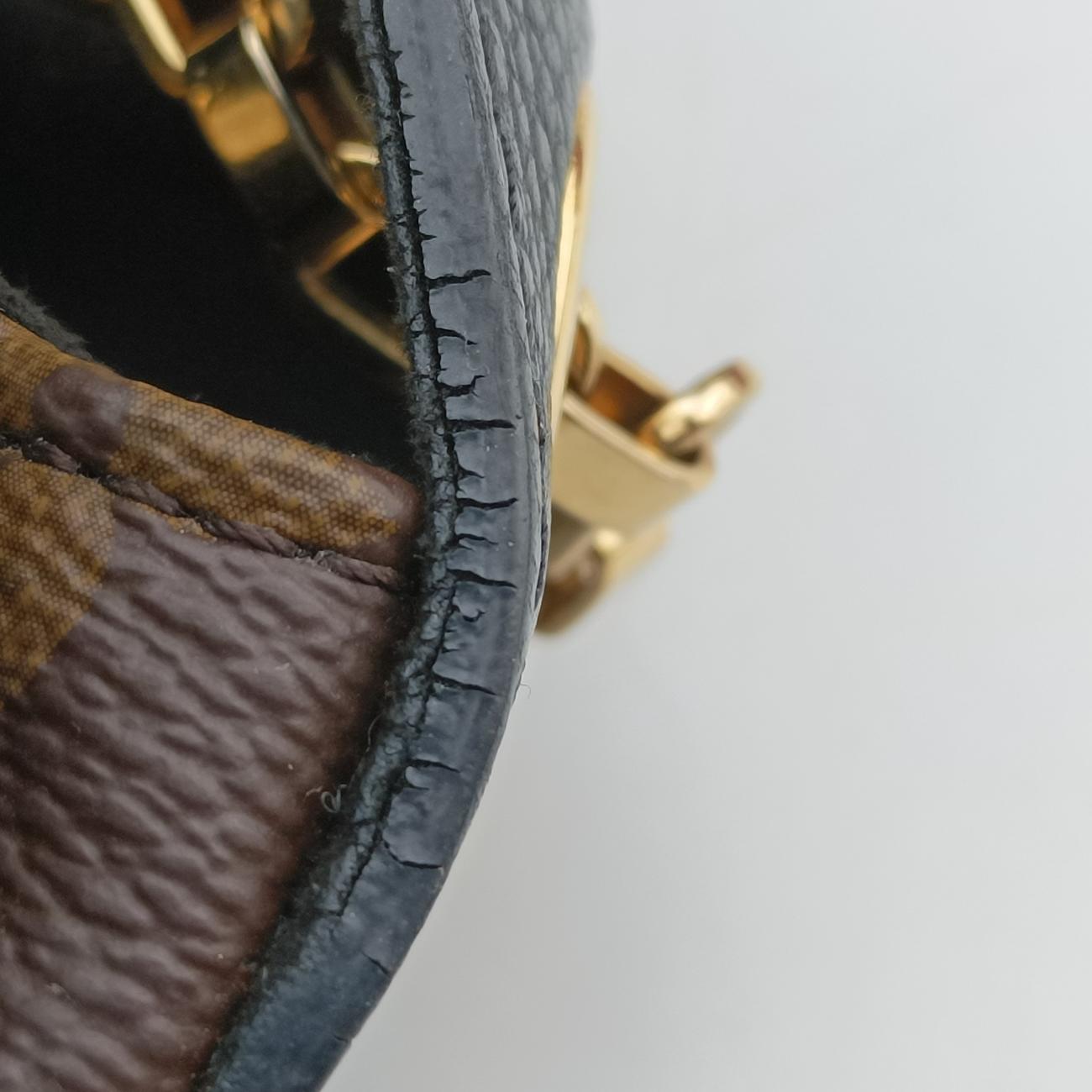 PALLAS ChainBrown x NoirMonogram Canvas×calf leatherM41223CA2107パラス チェーンモノグラム/ブラウン系xノワールモノグラムキャンバス×カーフレザーM41223CA2107