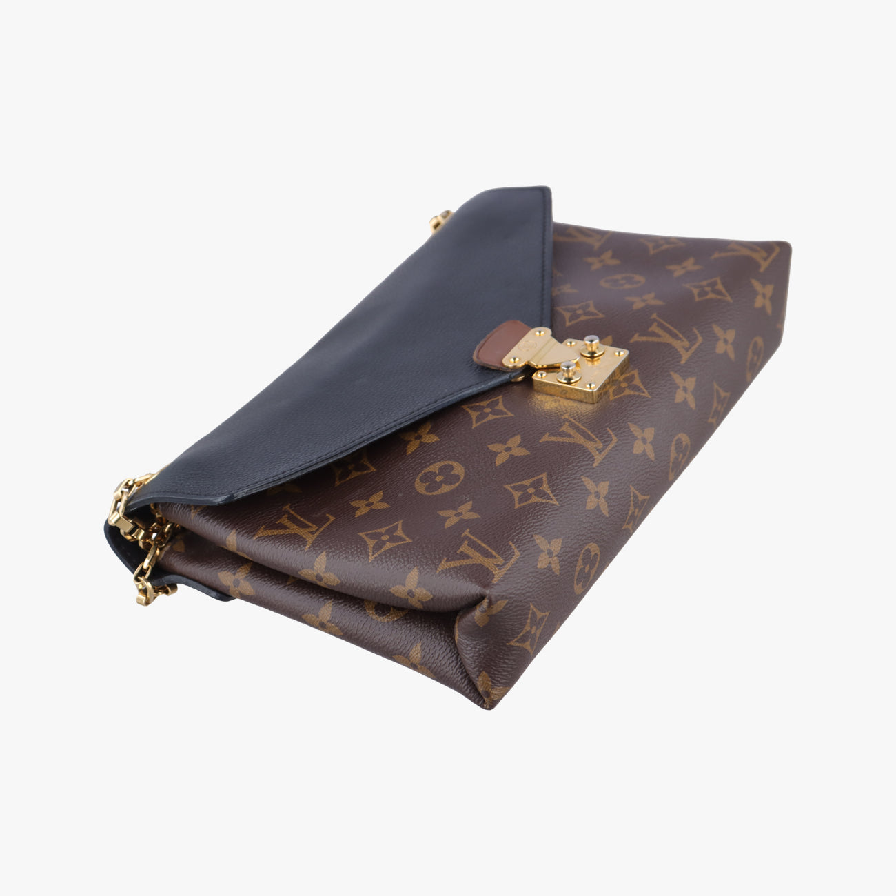 PALLAS ChainBrown x NoirMonogram Canvas×calf leatherM41223CA2107パラス チェーンモノグラム/ブラウン系xノワールモノグラムキャンバス×カーフレザーM41223CA2107
