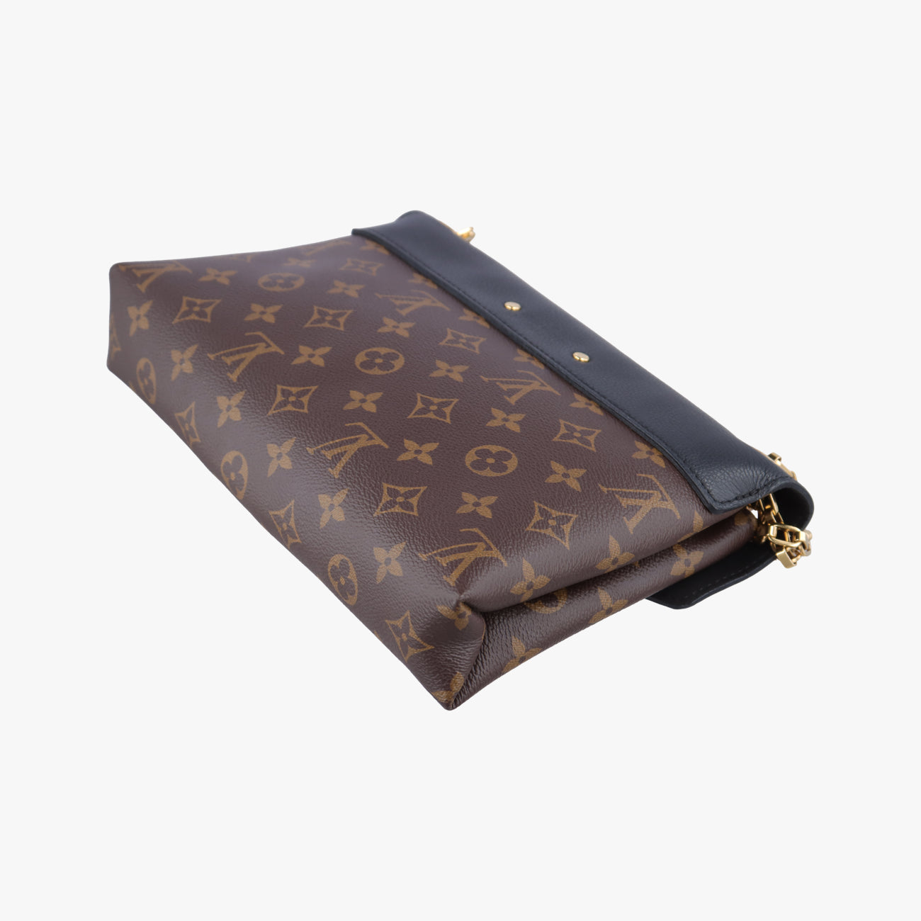 PALLAS ChainBrown x NoirMonogram Canvas×calf leatherM41223CA2107パラス チェーンモノグラム/ブラウン系xノワールモノグラムキャンバス×カーフレザーM41223CA2107