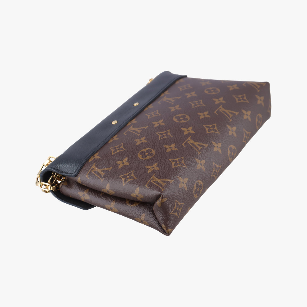 PALLAS ChainBrown x NoirMonogram Canvas×calf leatherM41223CA2107パラス チェーンモノグラム/ブラウン系xノワールモノグラムキャンバス×カーフレザーM41223CA2107