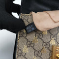 Padlockbeige×blackPVC coated canvas409487F033251868パドロックベージュ×ブラックPVCコーティングキャンバス409487F033251868