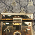 Padlockbeige×blackPVC coated canvas409487F033251868パドロックベージュ×ブラックPVCコーティングキャンバス409487F033251868