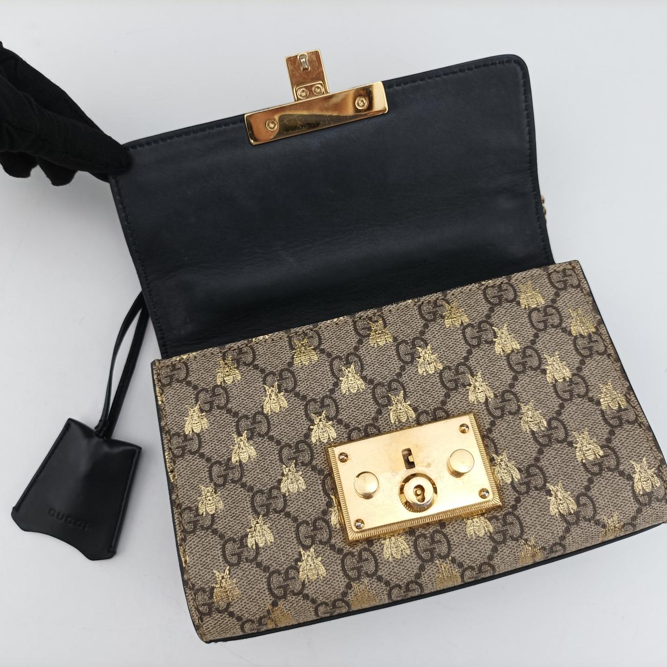 Padlockbeige×blackPVC coated canvas409487F033251868パドロックベージュ×ブラックPVCコーティングキャンバス409487F033251868