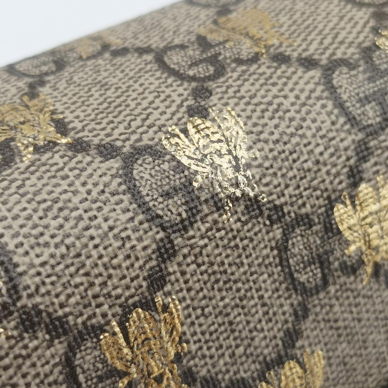 Padlockbeige×blackPVC coated canvas409487F033251868パドロックベージュ×ブラックPVCコーティングキャンバス409487F033251868