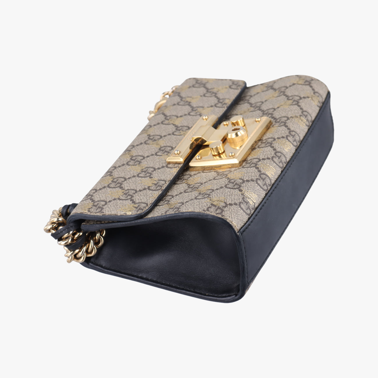 Padlockbeige×blackPVC coated canvas409487F033251868パドロックベージュ×ブラックPVCコーティングキャンバス409487F033251868