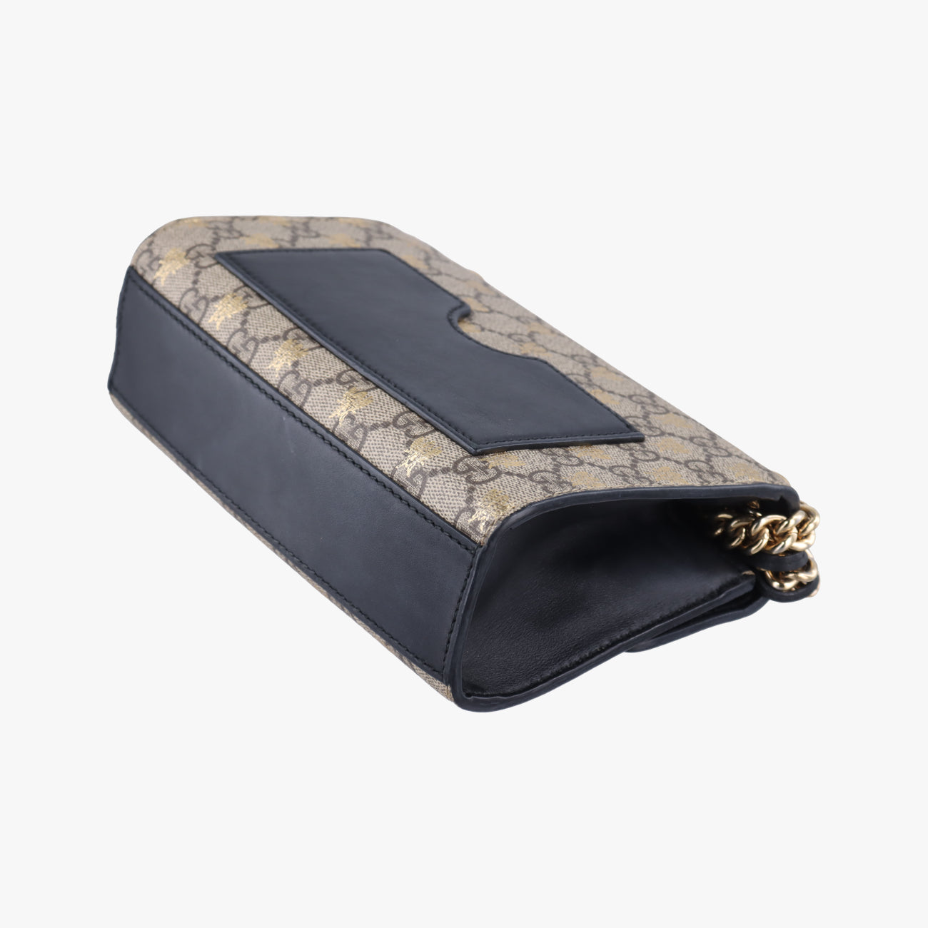 Padlockbeige×blackPVC coated canvas409487F033251868パドロックベージュ×ブラックPVCコーティングキャンバス409487F033251868