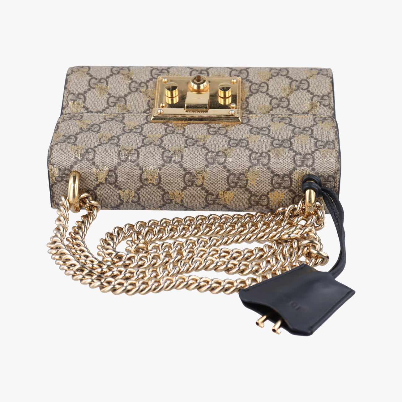 Padlockbeige×blackPVC coated canvas409487F033251868パドロックベージュ×ブラックPVCコーティングキャンバス409487F033251868