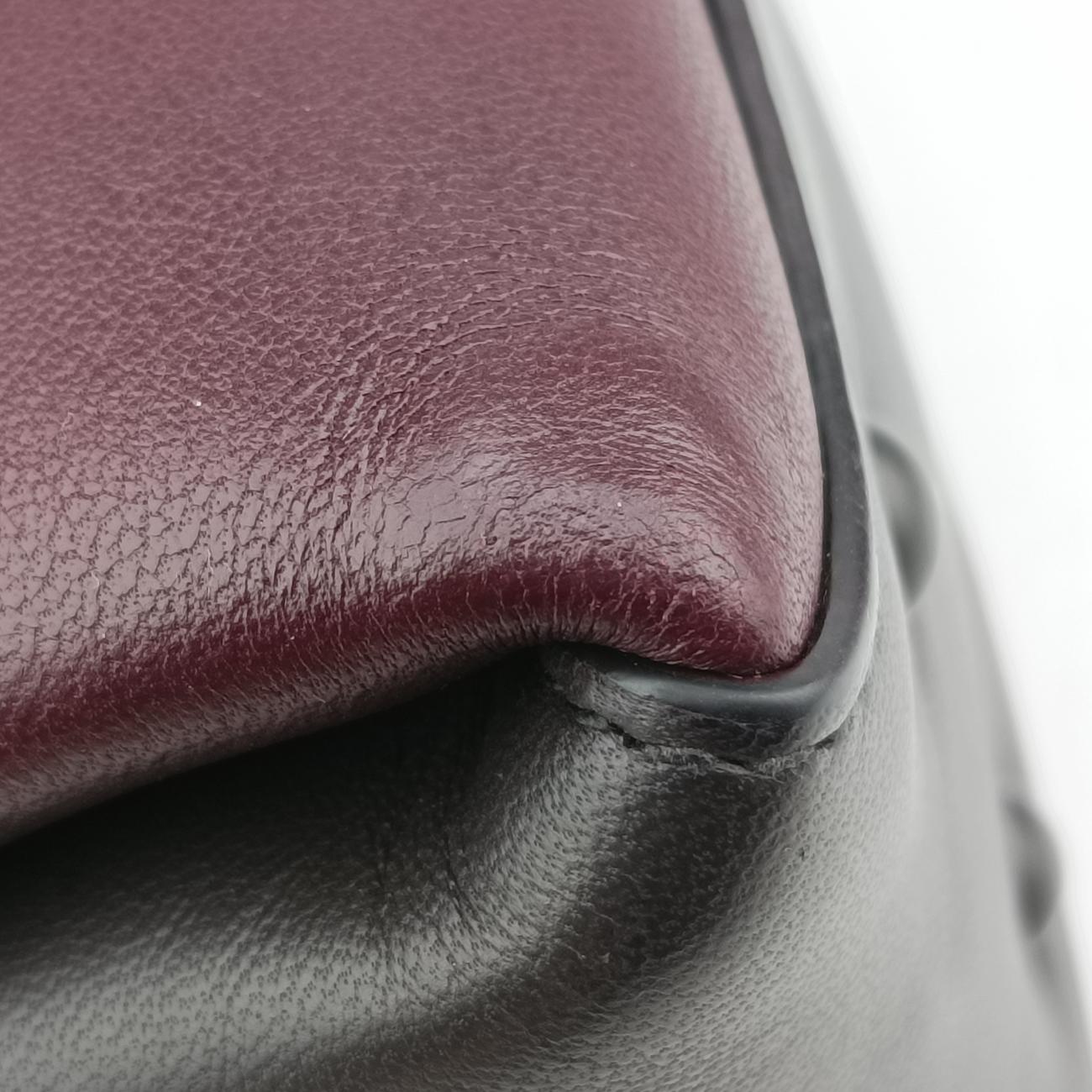 Tricolor PiazzaBurgundy x Wine Red x BlackleatherB07179241Bトリコロールピアッザブルゴーニュ×ワインレッド×ブラックレザーB07179241B