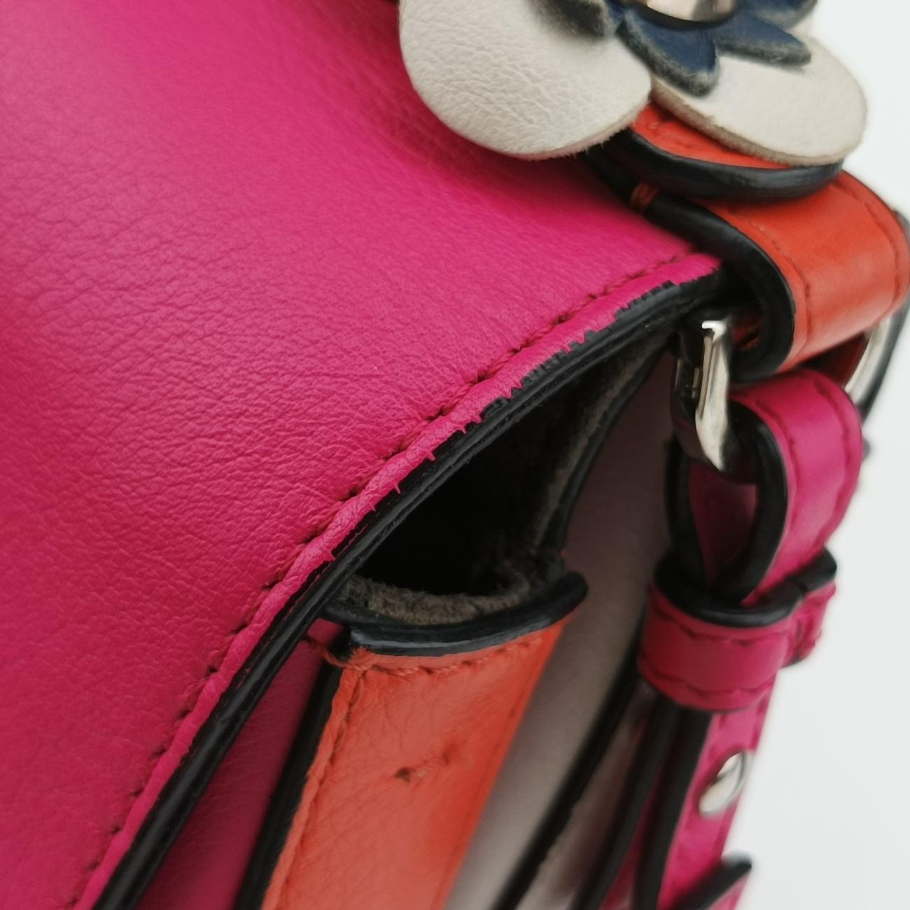 Micro Monster Double Baguettewhite/orange/rose pinkLeather8M03718M0371-7R8-168-8241マイクロモンスター ダブルバゲットホワイト/オレンジ/ローズピンク レザー8M03718M0371-7R8-168-8241