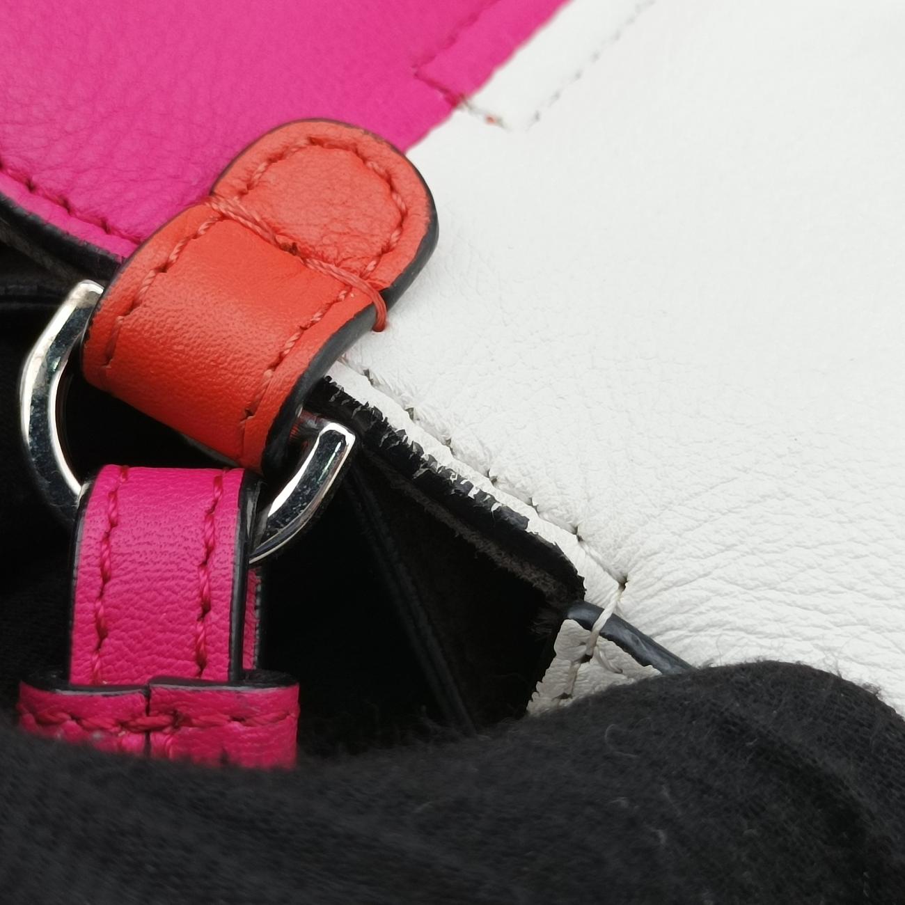 Micro Monster Double Baguettewhite/orange/rose pinkLeather8M03718M0371-7R8-168-8241マイクロモンスター ダブルバゲットホワイト/オレンジ/ローズピンク レザー8M03718M0371-7R8-168-8241