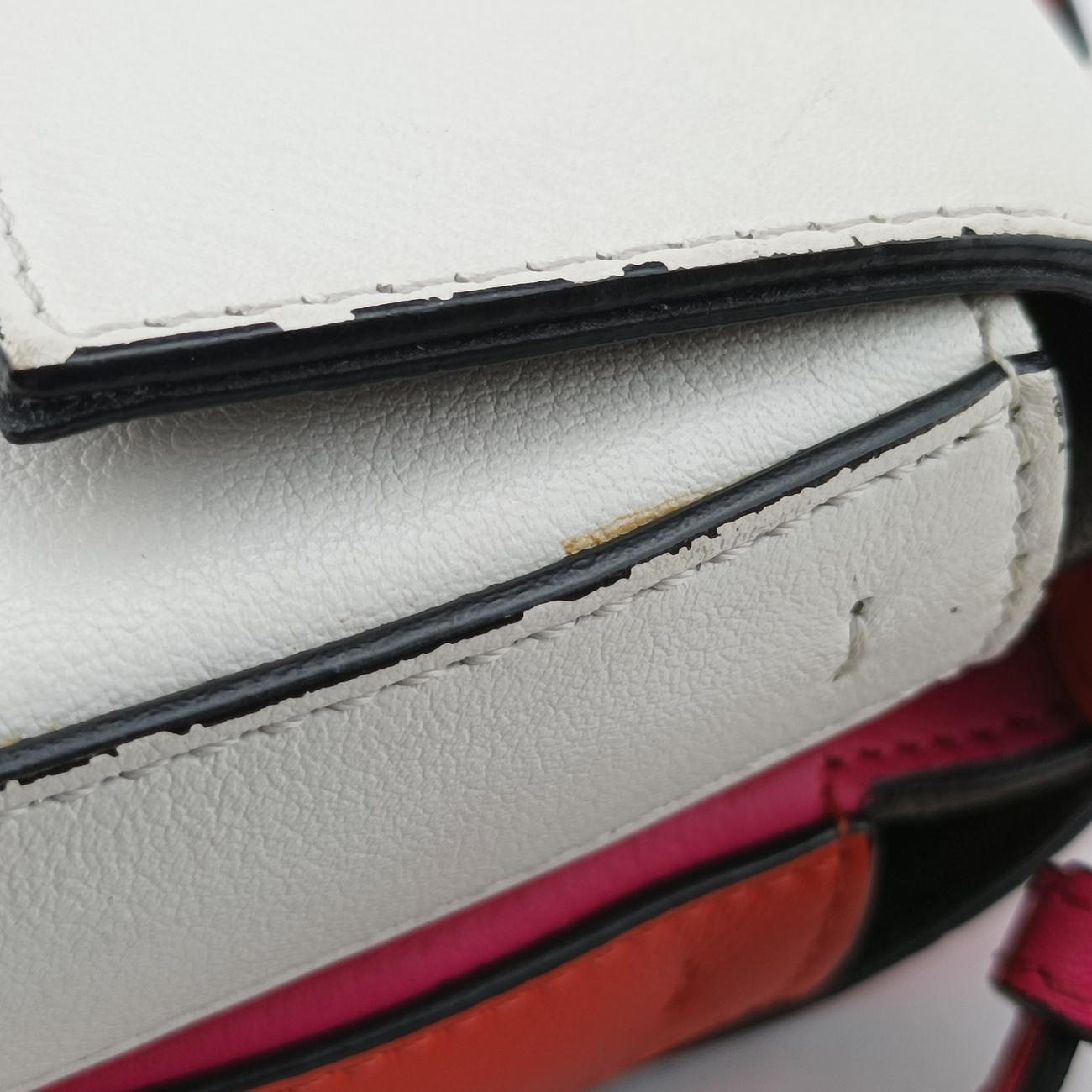 Micro Monster Double Baguettewhite/orange/rose pinkLeather8M03718M0371-7R8-168-8241マイクロモンスター ダブルバゲットホワイト/オレンジ/ローズピンク レザー8M03718M0371-7R8-168-8241