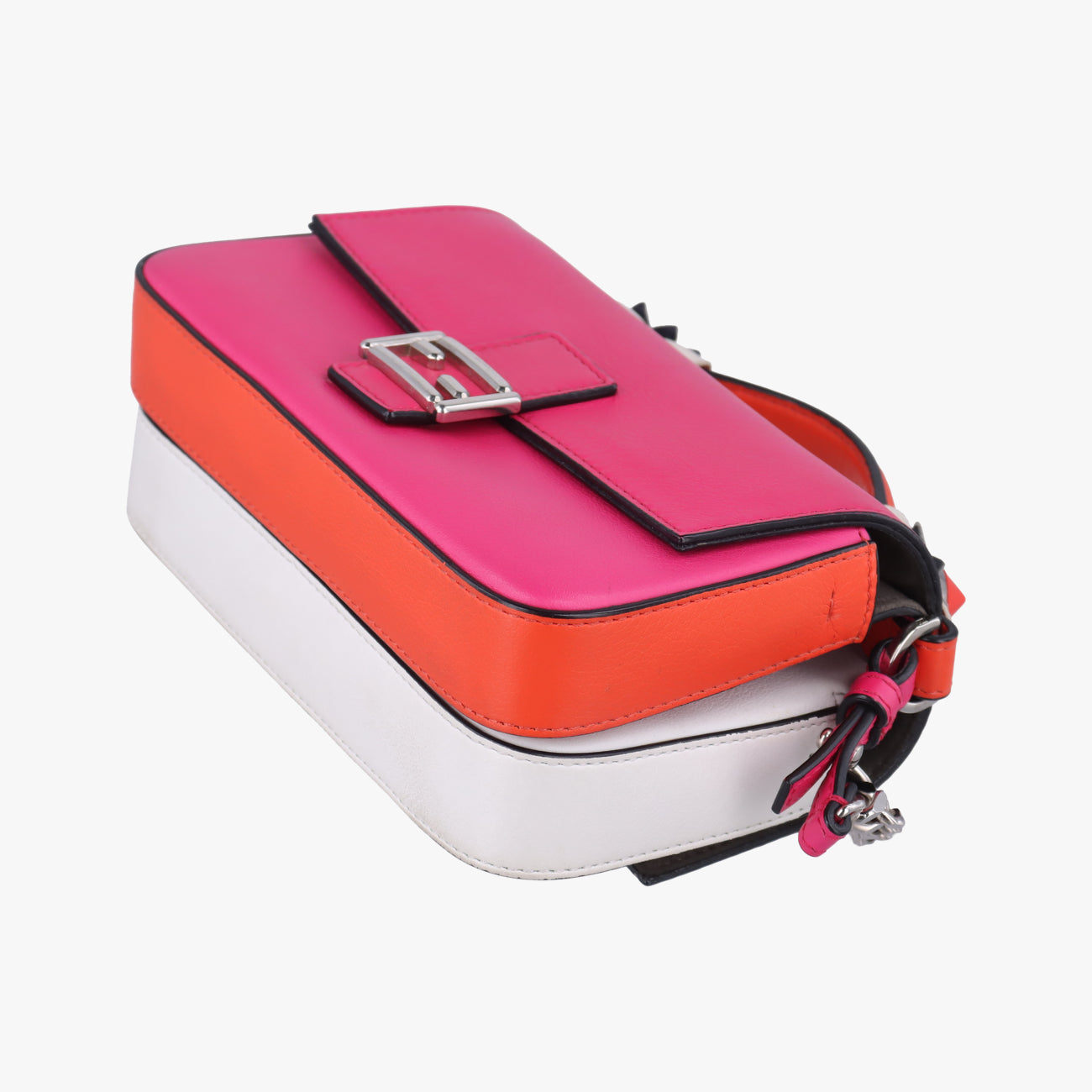 Micro Monster Double Baguettewhite/orange/rose pinkLeather8M03718M0371-7R8-168-8241マイクロモンスター ダブルバゲットホワイト/オレンジ/ローズピンク レザー8M03718M0371-7R8-168-8241